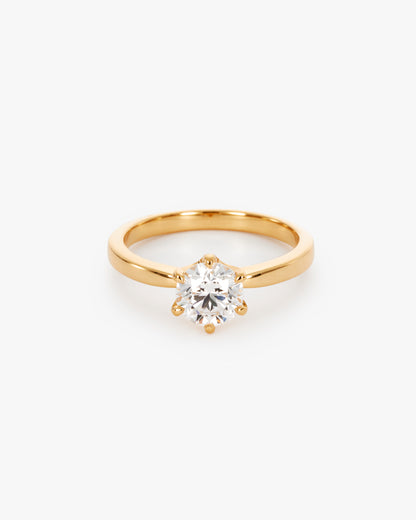 1.0ct ラウンドシェイプ ダイヤモンド リング
