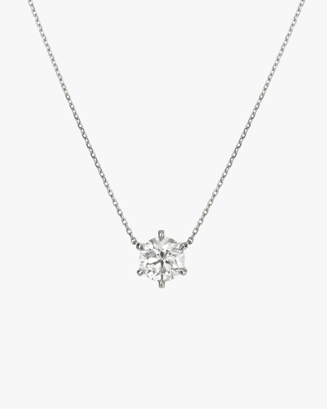 1.0ct ラウンドシェイプ ダイヤモンド ネックレス